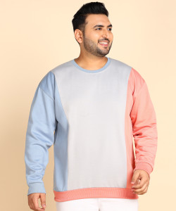 METRONAUT PLUS Full Sleeve Color Block Men Sweatshirt