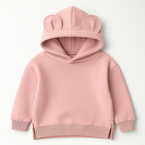 शेनन लड़कों और लड़कियों के लिए फुल स्लीव सॉलिड स्वेट-शर्ट