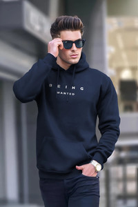 BEING WANTED Full Sleeve Printed Men Sweatshirt
