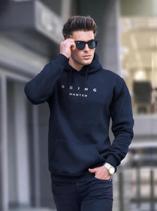 BEING WANTED Full Sleeve Printed Men Sweatshirt