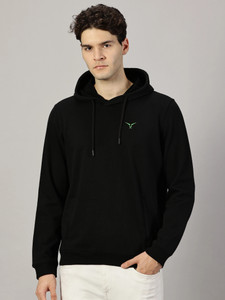 Leon Full Sleeve Solid Men Sweatshirt