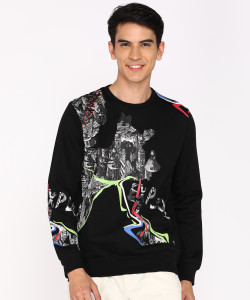Moca by Monte Carlo Full Sleeve Printed Men Sweatshirt
