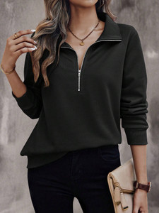 IMSA MODA Full Sleeve Solid Women Sweatshirt
