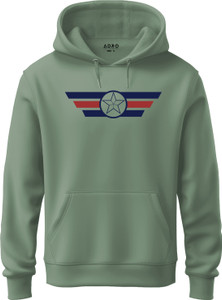 ADRO Full Sleeve Graphic Print Men Reversible Sweatshirt