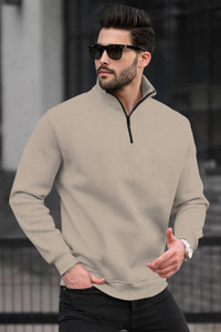 TRIPR Full Sleeve Solid Men Sweatshirt