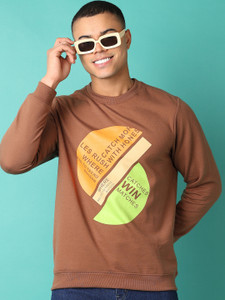 V-MART Full Sleeve Printed Men Sweatshirt