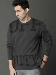 Roadster Full Sleeve Printed Men Sweatshirt