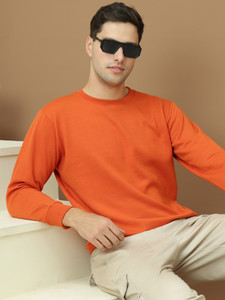 MACK JONNEY Full Sleeve Solid Men Sweatshirt