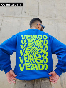 Veirdo Full Sleeve Graphic Print Men Sweatshirt