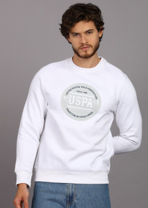 U.S. POLO ASSN. Full Sleeve Printed Men Sweatshirt