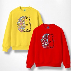 cottbray Full Sleeve Printed Girls Sweatshirt