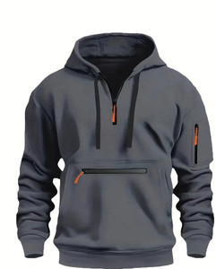 NAUGHTYMEN Full Sleeve Solid Men Sweatshirt