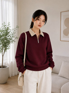 zaroon production Full Sleeve Solid Women Reversible Sweatshirt