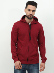 WOOSTRO Full Sleeve Solid Men Sweatshirt