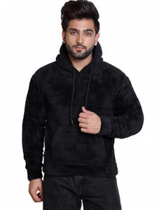 Jaswear Full Sleeve Solid Men Sweatshirt