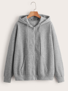 BEING WANTED Full Sleeve Solid Men Sweatshirt - Image 4