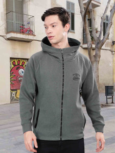 Stellers Full Sleeve Solid Men Sweatshirt
