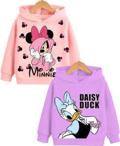 DISNEY BY MISS & CHIEF Full Sleeve Printed Girls Sweatshirt