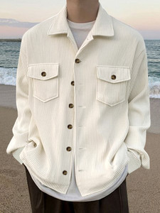 EyeBogler Men Solid Formal Beige Shirt