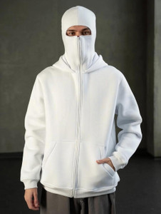 Meerza Full Sleeve Solid Men & Women Sweatshirt
