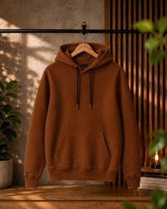 Arispo Women Full Sleeve Solid Hooded Sweatshirt - Image 1