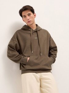 THE BEAR HOUSE Full Sleeve Solid Men Sweatshirt - Image 5