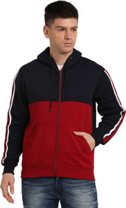 TURTLE Full Sleeve Color Block Men Sweatshirt