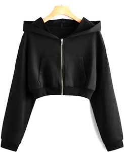 MUSKAN STYLES Full Sleeve Solid Women Sweatshirt