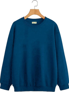 BEING Full Sleeve Solid Men Sweatshirt - Image 3
