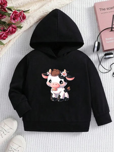 BHARATH FASHION Full Sleeve Printed Girls Reversible Sweatshirt
