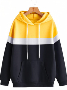 BEING WANTED Full Sleeve Color Block Men Sweatshirt