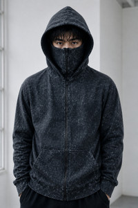 JUGULAR Full Sleeve Washed Men Sweatshirt