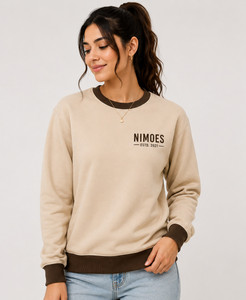 Nimoes Full Sleeve Printed Women Sweatshirt