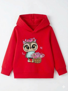 KEESOR Full Sleeve Printed Girls Sweatshirt