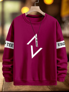 Triptee Full Sleeve Printed Men Sweatshirt
