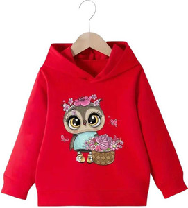 KEESOR Full Sleeve Printed Girls Sweatshirt