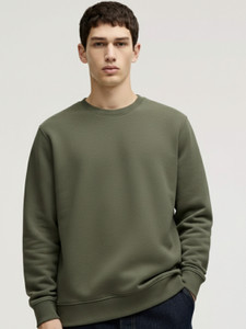 HIGHLANDER Full Sleeve Solid Men Sweatshirt