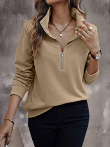 IMSA MODA Full Sleeve Solid Women Sweatshirt