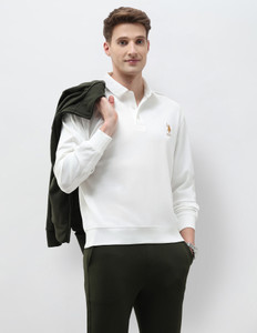 U.S. POLO ASSN. Men Full Sleeve Solid Sweatshirt - Image 5