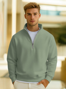 FashionAndYOUTH Full Sleeve Solid Men Sweatshirt