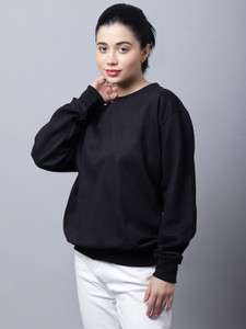 MACK JONNEY Full Sleeve Solid Women Sweatshirt