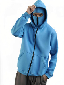 beeast Full Sleeve Solid Men Sweatshirt