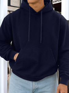 Jump Cuts Full Sleeve Solid Men Sweatshirt