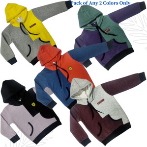 Seyor Full Sleeve Solid Boys & Girls Sweatshirt
