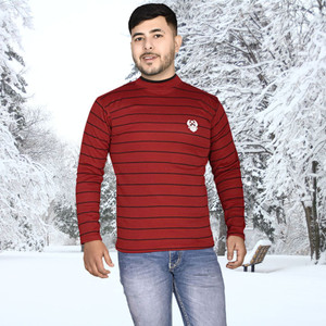 Marc Luarente Full Sleeve Striped Men Sweatshirt - Image 1