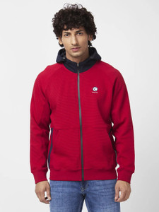 Spykar Full Sleeve Solid Men Sweatshirt