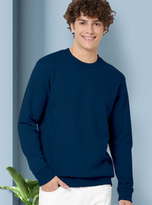 AUSK Full Sleeve Solid Men Sweatshirt