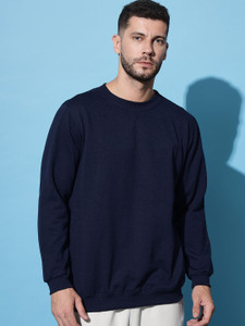 IMSA MODA Full Sleeve Solid Men Sweatshirt