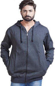 ADBUCKS Full Sleeve Solid Men Sweatshirt