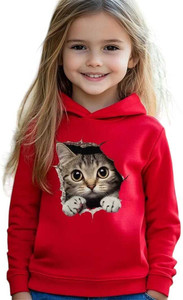 KEESOR Full Sleeve Printed Girls Sweatshirt